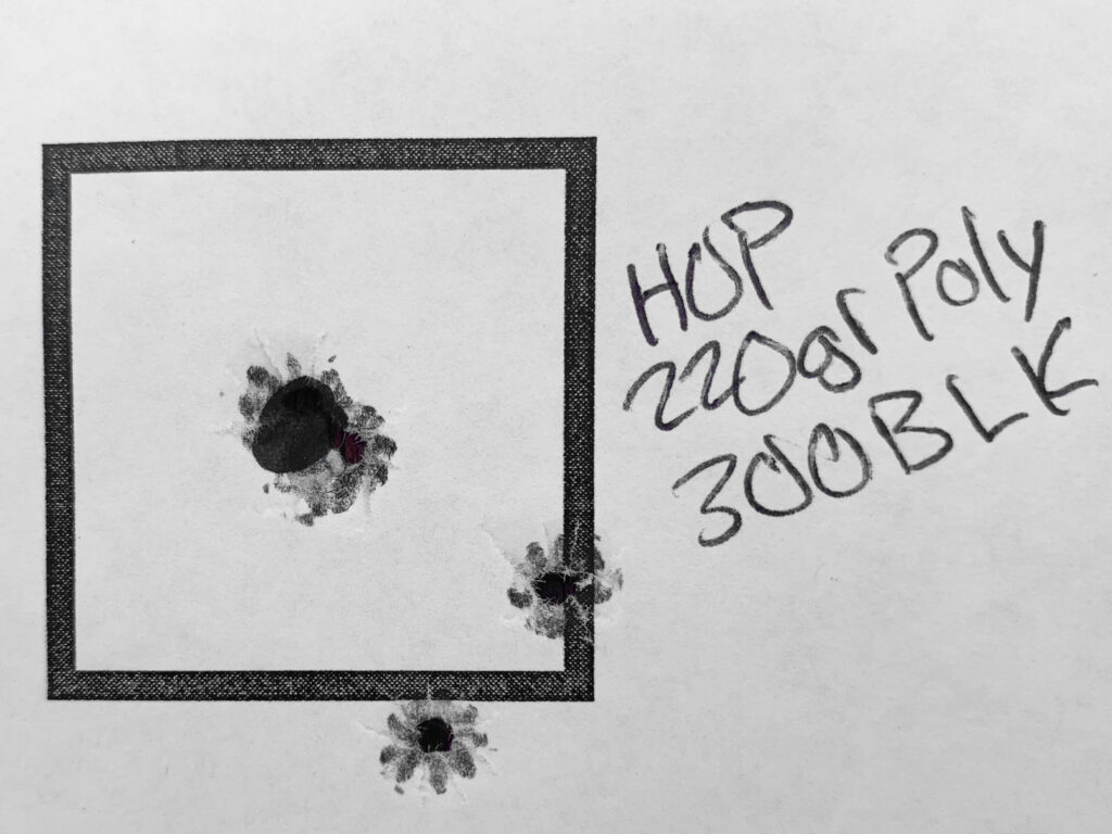 HOP Munitions ammo used in suppressor testing